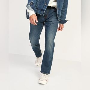 Old Navy Straight Built-In Tough Dark Wash Jeans size 32x30